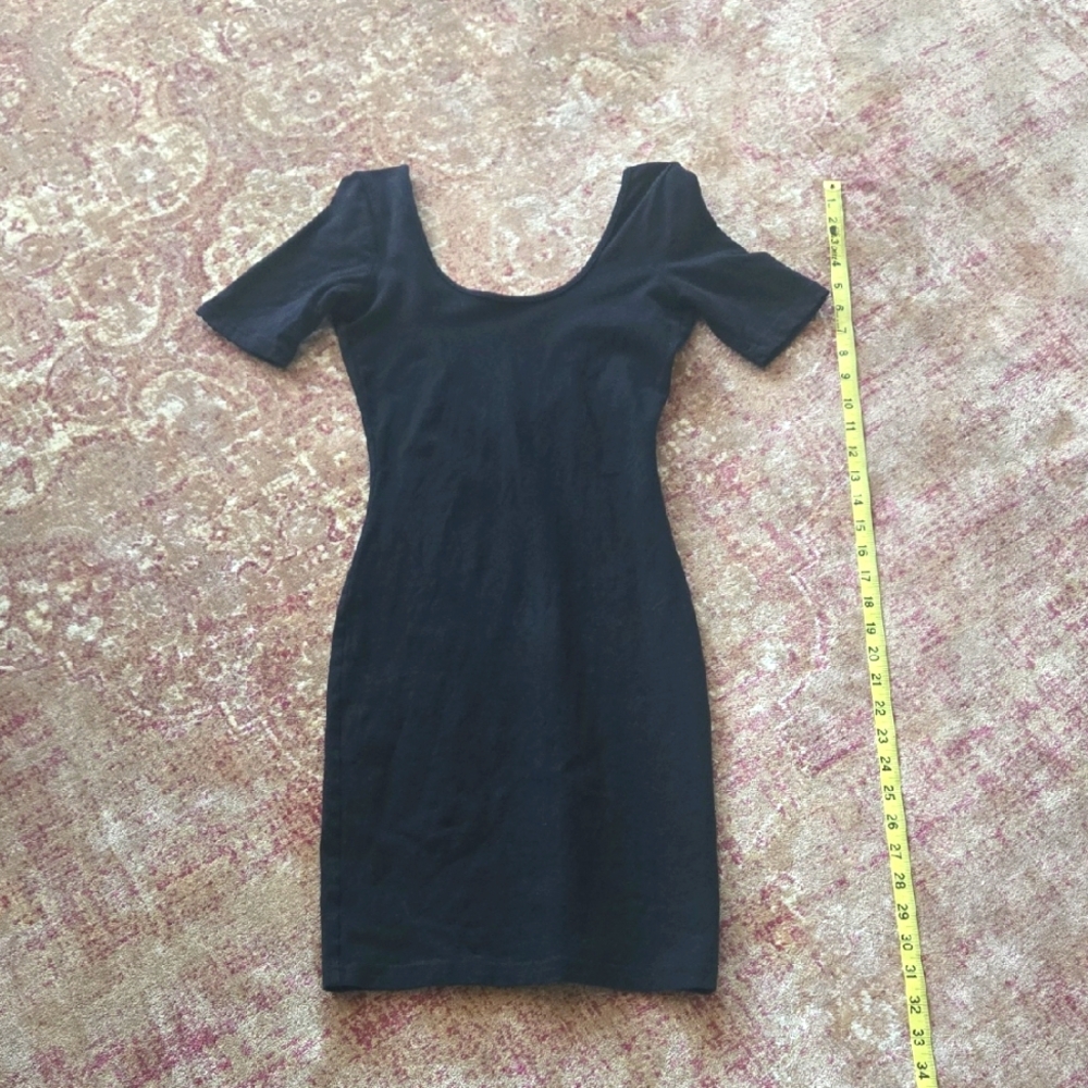 American Apparel Black Bodycon Mini Dress
